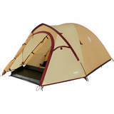 Coleman Darwin 3 Plus Summer, Zelt beige/dunkelrot