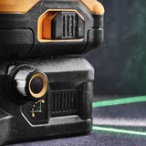 DEWALT Akku-Multilinienlaser 3x360° DCE089D1G18-QW, 18Volt, Kreuzlinienlaser schwarz/gelb, mit grünen Laserlinien