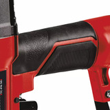 EINHELL Druckluft-Tacker TC-PN 50 rot/schwarz, 2-in-1 Kombigerät: Druckluft-Klammergerät und Druckluft-Nagler