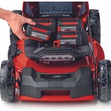EINHELL Professional Akku-Rasenmäher GP-CM 36/52 S Li BL, 36Volt (2x18Volt) rot/schwarz, 4x Li-Ionen Akku 5,2Ah, mit Hinterradantrieb Vario Speed