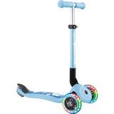 GLOBBER Junior Foldable Fantasy Lights, Scooter blau, pastellblau-Flowers