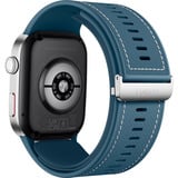 Huawei Watch D2 (Luca-B29), Smartwatch silber, blaues Kunstleder-Armband