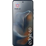 Motorola edge 60 512GB, Handy Gibraltar Sea, Android, Finish mit Canvas-Optik, 12 GB LPDDR4X