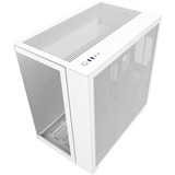 NZXT H9 Flow All White, Tower-Gehäuse weiß, Tempered Glass