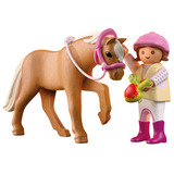 PLAYMOBIL 71887 DuoPack Mädchen mit Pony, Konstruktionsspielzeug 