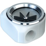 RAIJINTEK RJK - FLOW METER WHITE, Durchflussanzeiger weiß