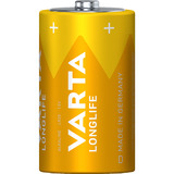 VARTA Longlife Batterie LR20, D (Mono) 4 Stück