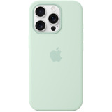 Apple Silikon Case mit MagSafe, Handyhülle hellgrün, iPhone 16 Pro