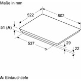 Bosch PVS831HC1E Serie 6, Autarkes Kochfeld schwarz, 80 cm