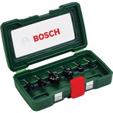 Bosch Wolfram-Carbide-Fräser-Set, 6-teilig 1/4" Schaft
