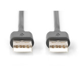 Digitus USB 2.0 Anschlusskabel USB-A (Stecker) > USB-A (Stecker) schwarz, 5 Meter