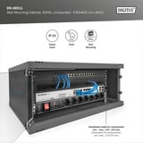 Digitus Wandgehäuse, SOHO, unmontiert - 540x400 mm (BxT) , IT-Schrank schwarz, 4 Höheneinheiten