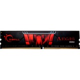 G.Skill DIMM 32 GB DDR4-2666 (2x 16 GB) Dual-Kit, Arbeitsspeicher schwarz/rot, F4-2666C19D-32GIS, Aegis DDR4, INTEL XMP