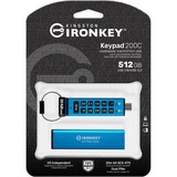 Kingston IronKey Keypad 200 512 GB, USB-Stick USB-C 3.2 Gen 1