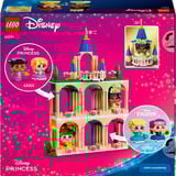 LEGO 43291 Disney Princess Die Mini-Prinzessinnen Belle und Tiana mit ihrem Schloss, Konstruktionsspielzeug 