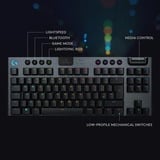 Logitech G915 TKL, Gaming-Tastatur schwarz, DE-Layout, GL Tactile, LIGHTSPEED