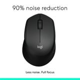 Logitech M330 Silent Plus, Maus schwarz