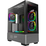 Montech SKY TWO, Tower-Gehäuse schwarz, Tempered Glass x 2