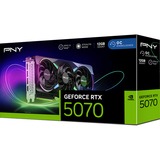 PNY GeForce RTX 5070 ARGB OC, Grafikkarte DLSS 4, 3x DisplayPort, 1x HDMI 2.1