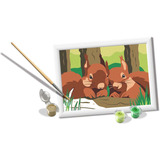 Ravensburger CreArt - Kuschelnde Eichhörnchen, Malen 