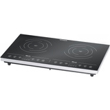 Rommelsbacher Doppelkochplatte CT 3410/IN schwarz/silber