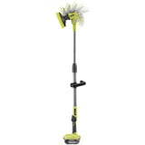 Ryobi ONE+ Akku-Reinigungsbürste R18TPS-120G, Ø 15cm, teleskopierbar, 18Volt grün/schwarz, Li-Ionen Akku 2,0Ah