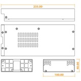 Seasonic SS-460H1U Bulk 460W, PC-Netzteil grau, 1 Höheneinheit, 460 Watt, Bulk