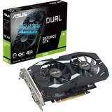 ASUS GeForce GTX 1650 DUAL EVO OC, Grafikkarte schwarz, 1x HDMI, 1x DisplayPort, 1x DVI-D