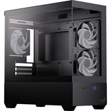 Aerocool P300D-G-BK-v1, Tower-Gehäuse schwarz, Tempered Glass x 2
