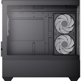 Aerocool P300D-G-BK-v1, Tower-Gehäuse schwarz, Tempered Glass x 2