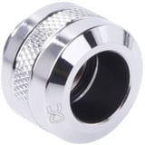 Alphacool Eiszapfen PRO 13mm HardTube Fitting G1/4 - Chrome, Verbindung silber, für Acrylrohre, Messingrohre, Carbonrohre