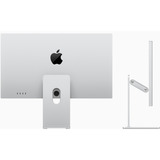 Apple Studio Display, LED-Monitor 68.3 cm (27 Zoll), silber, Neigungs- und höhenverstellbarer Standfuß, Standardglas, 5K Retina, Webcam