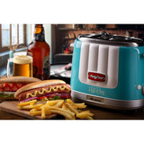 Ariete Hot Dog Maker Party Time hellblau/silber, 650 Watt, 50's Style