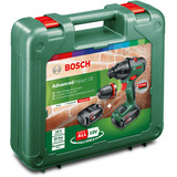 Bosch Heimwerken & Garten Akku-Schlagbohrschrauber AdvancedImpact 18 grün/schwarz, 2x Li-Ionen Akku 1,5Ah, Koffer, POWER FOR ALL ALLIANCE