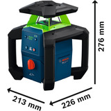 Bosch Professional Rotationslaser GRL18V-4-34CVG Akku ProCORE18V 4.0Ah grün, Kit