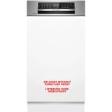 Bosch SPI6ZMS29E Serie 6, Spülmaschine edelstahl (gebürstet), 45 cm, Home Connect
