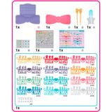 EPOCH Traumwiesen Aquabeads - Nagelstudio Starter Set, Basteln 