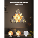 Govee Glide Hexagon Light Panels Ultra 7er-Pack, LED-Leuchte grau