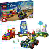 LEGO 43264 Disney Pixar Partyzug und das Auto RC aus Toy Story, Konstruktionsspielzeug 