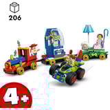 LEGO 43264 Disney Pixar Partyzug und das Auto RC aus Toy Story, Konstruktionsspielzeug 