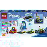 LEGO 43264 Disney Pixar Partyzug und das Auto RC aus Toy Story, Konstruktionsspielzeug 