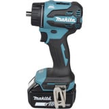 Makita Akku-Bohrschrauber mit Wechselkopfsystem DDF491ZJ01, 18Volt blau/schwarz, ohne Akku und Ladegerät, mit vier verschiedenen Aufsätzen