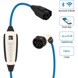 NRGkick Mobile Wallbox 32A 5m Pure weiß, 22 kW, 5 Meter Kabel, WLAN + Bluetooth