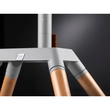 ONE FOR ALL Universal-TV-Ständer Quadpod, Halterung silber/schwarz