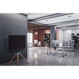 ONE FOR ALL Universal-TV-Ständer Quadpod, Halterung silber/schwarz