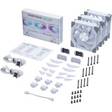 Phanteks D30-120 PWM Reverse DRGB, Gehäuselüfter weiß, 3er Pack, 120 mm