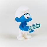 Schleich Die Schlümpfe Schlumpf Smurfin Schild, Spielfigur 