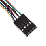 SilverStone Adapterkabel SST-CPS05-RE, mini-SAS SFF 8643 > 4x SATA hellblau, 60cm