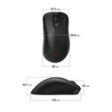 Zowie EC2-DW, Gaming-Maus schwarz, Größe M