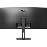 AOC CU34V5C/BK, LED-Monitor 86.4 cm (34 Zoll), schwarz, WQHD, VA, HDMI, DisplayPort, FreeSync, 100Hz Panel
